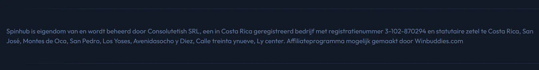 spinhub casino licentie